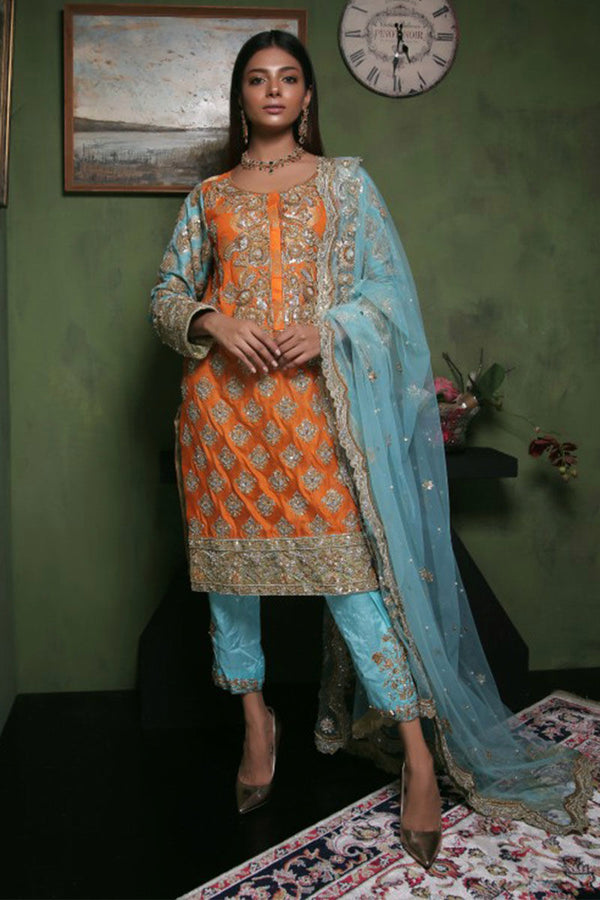 Orange Turquoise
