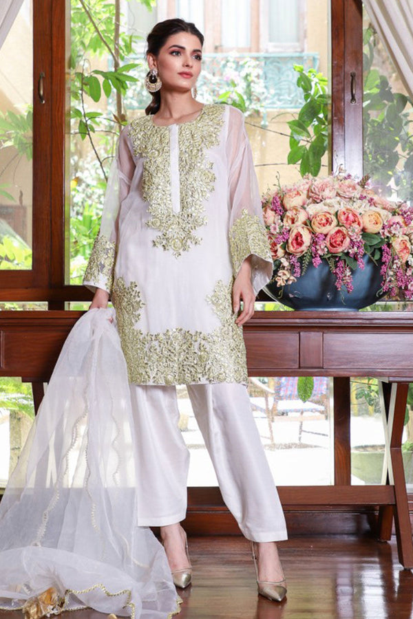 Pearl White Kurta